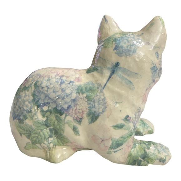Global Studio's Pottery Cornwall
Floral Decoupage Ceramic The Cat - Picture 3 of 9